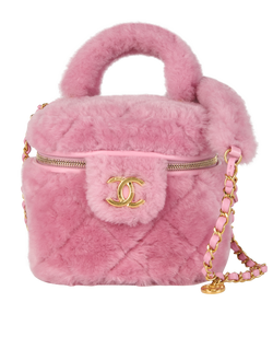 Small Vanity Case, Shearling, Pink, P2****CA, DB/E, 3*